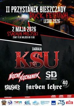 Lesko Wydarzenie Festiwal KSU, Farben Lehre, Nocny Kochanek, Stare Dziady, Krusher